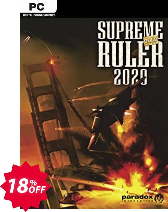 Supreme Ruler 2020 Gold PC Coupon code 18% discount 
