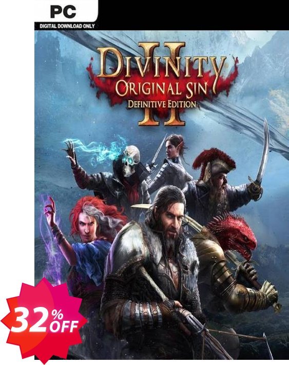 Divinity: Original Sin 2 - Definitive Edition PC Coupon code 32% discount 