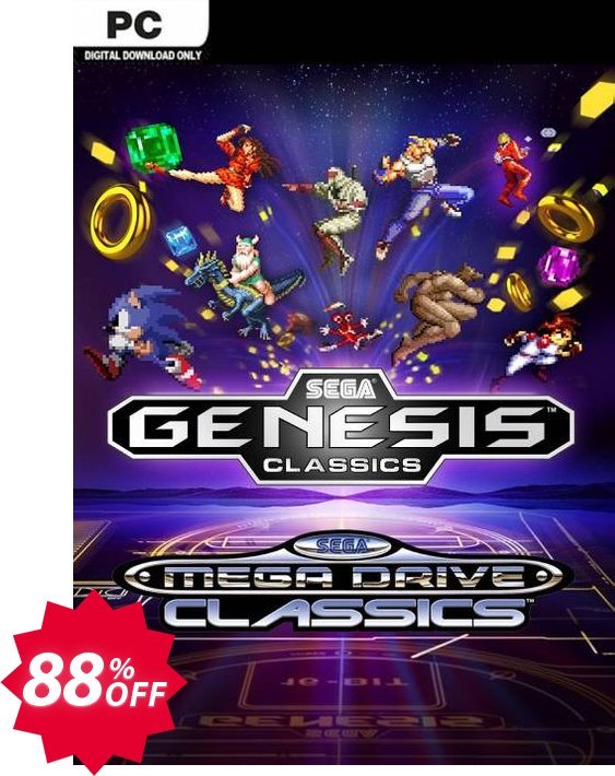 SEGA Mega Drive and Genesis Classics PC Coupon code 88% discount 