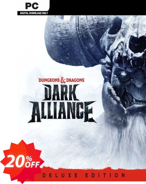 Dungeons & Dragons: Dark Alliance - Deluxe Edition PC Coupon code 20% discount 