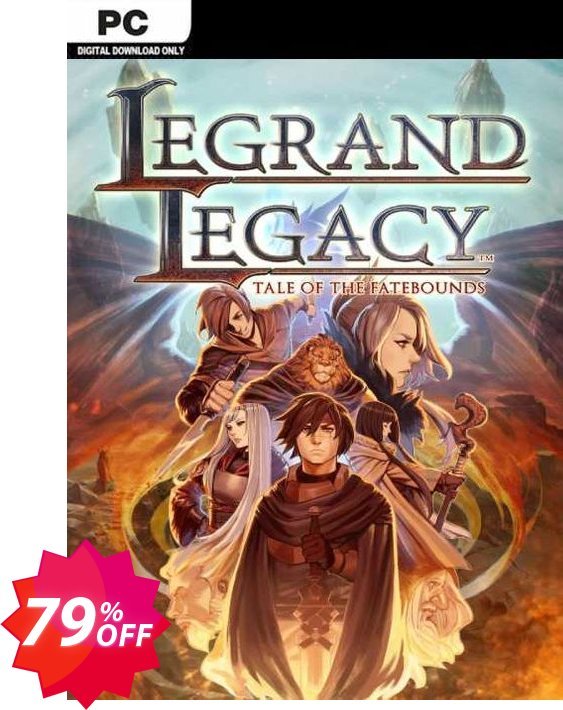 Legrand Legacy: Tale of the Fatebounds PC Coupon code 79% discount 