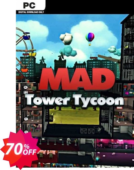 Mad Tower Tycoon PC Coupon code 70% discount 