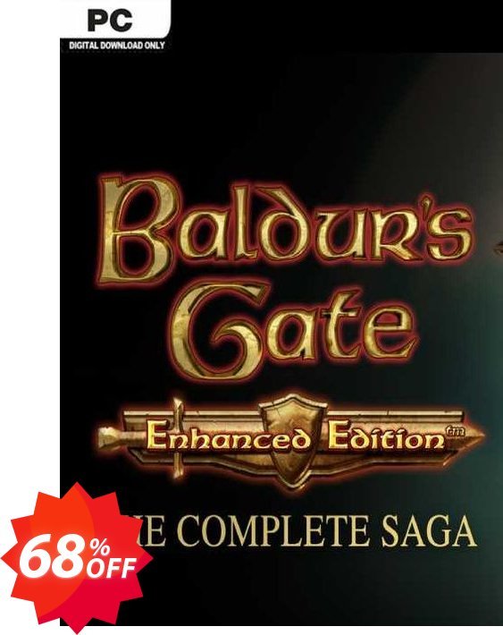 Baldur's Gate: The Complete Saga PC Coupon code 68% discount 