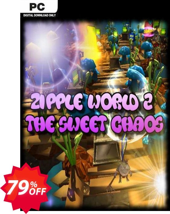 Zipple World 2 - The Sweet Chaos PC Coupon code 79% discount 