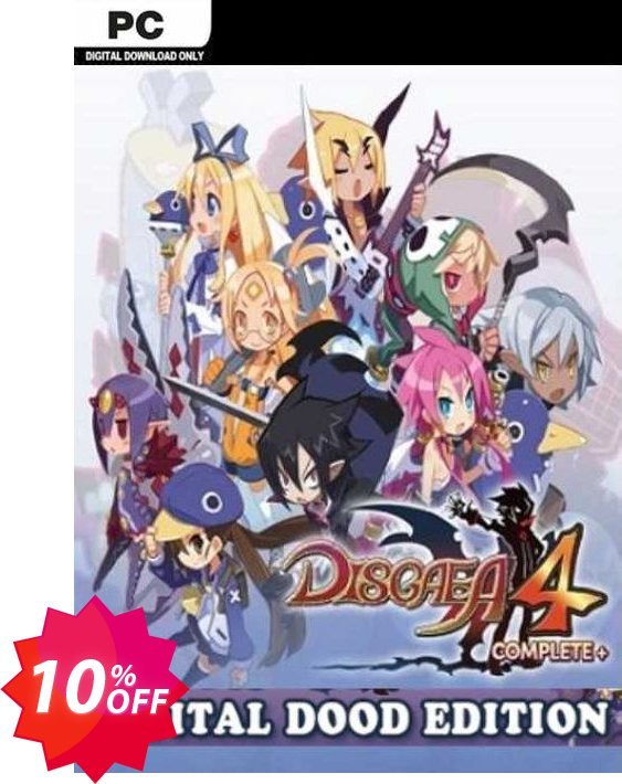 Disgaea 4 Complete + Digital Dood Edition PC Coupon code 10% discount 