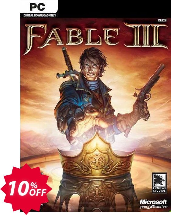 Fable III PC Coupon code 10% discount 