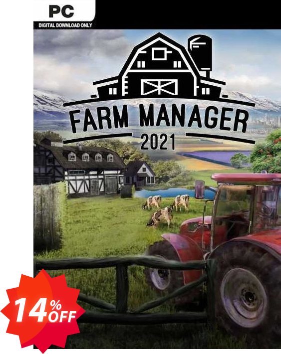 Farm Manager 2021 PC Coupon code 14% discount 