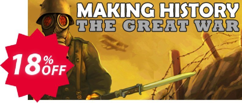 Making History The Great War PC Coupon code 18% discount 