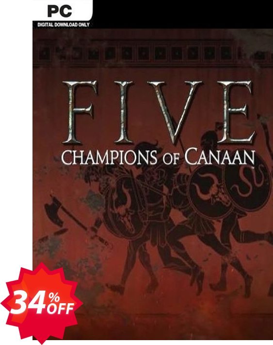 FIVE: Champions of Canaan PC Coupon code 34% discount 