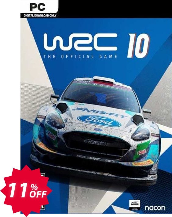 WRC 10 FIA World Rally Championship PC, EPIC  Coupon code 11% discount 