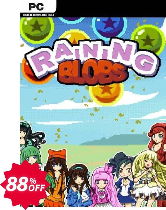 Raining Blobs PC Coupon code 88% discount 