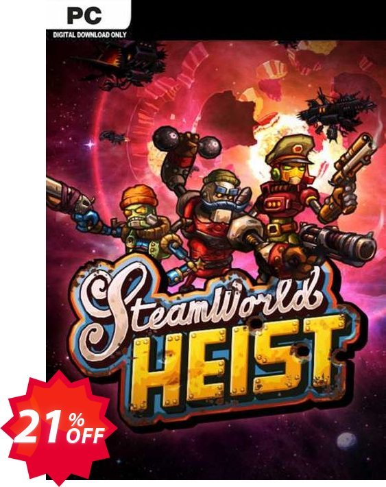 SteamWorld Heist PC Coupon code 21% discount 