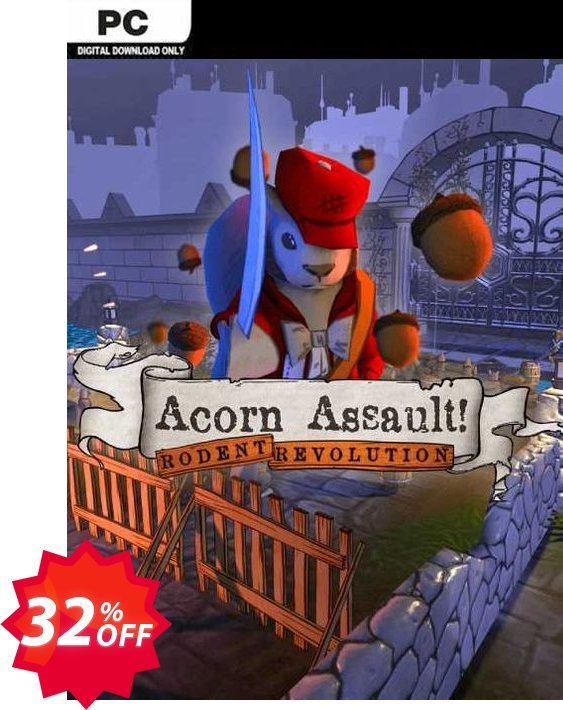 Acorn Assault: Rodent Revolution PC Coupon code 32% discount 
