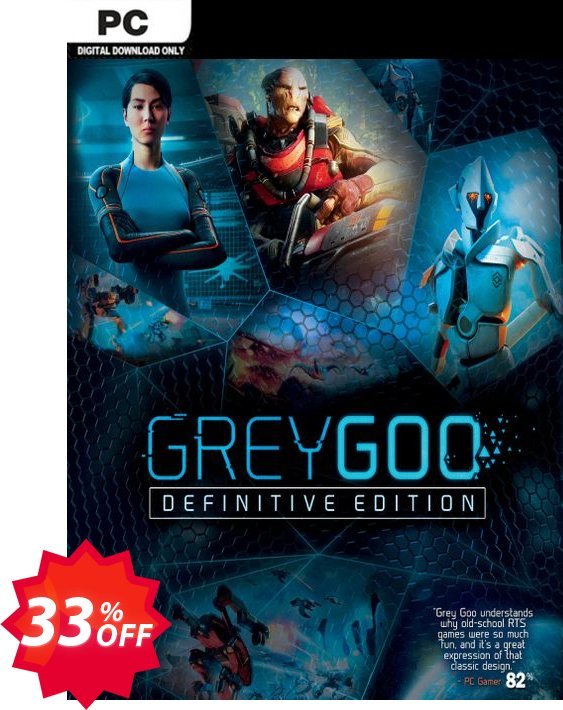 Grey Goo Definitive Edition PC Coupon code 33% discount 