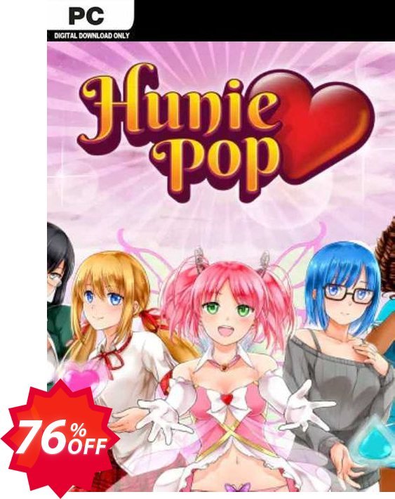 HuniePop PC Coupon code 76% discount 
