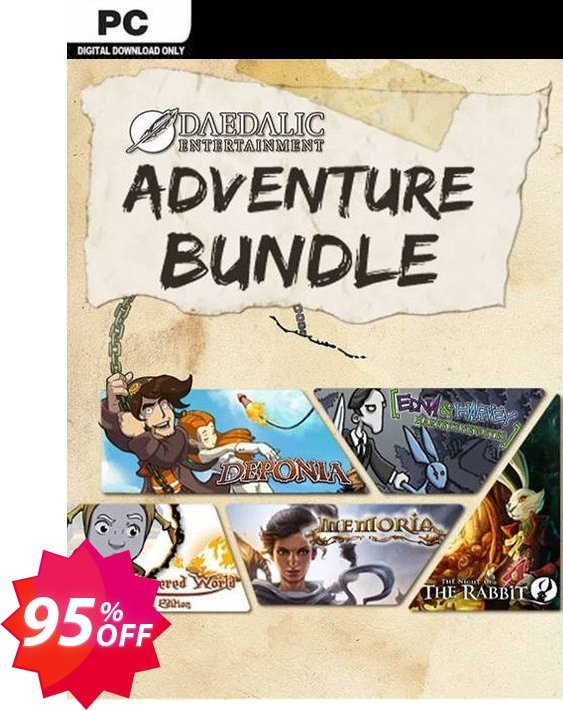 The Daedalic Adventure Bundle PC Coupon code 95% discount 