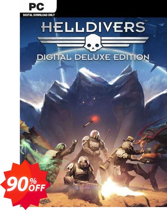 Helldivers Digital Deluxe Edition PC Coupon code 90% discount 