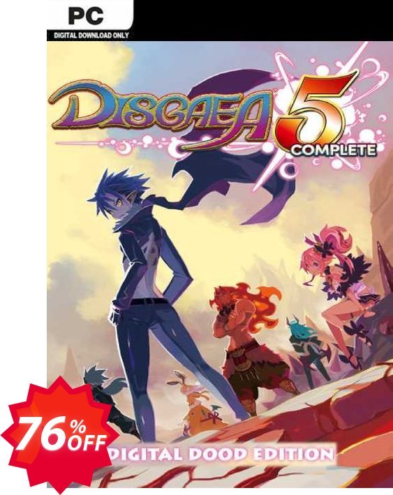 Disgaea 5 Complete: Digital Dood Edition PC Coupon code 76% discount 