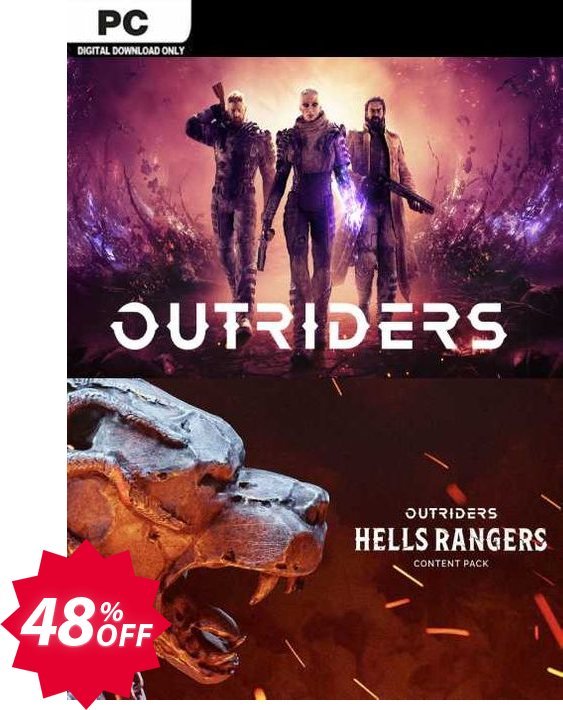 OUTRIDERS +  Hell’s Rangers Content Pack PC Coupon code 48% discount 