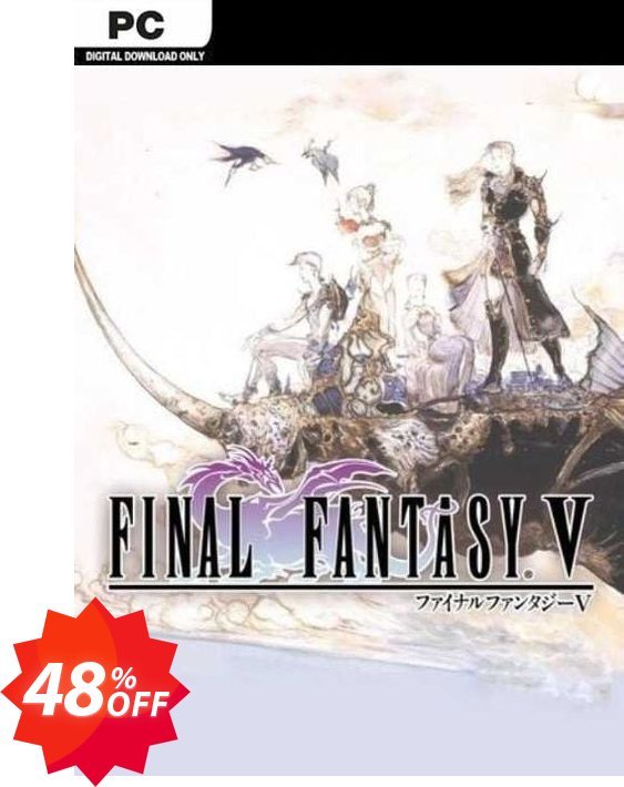 Final Fantasy V PC Coupon code 48% discount 