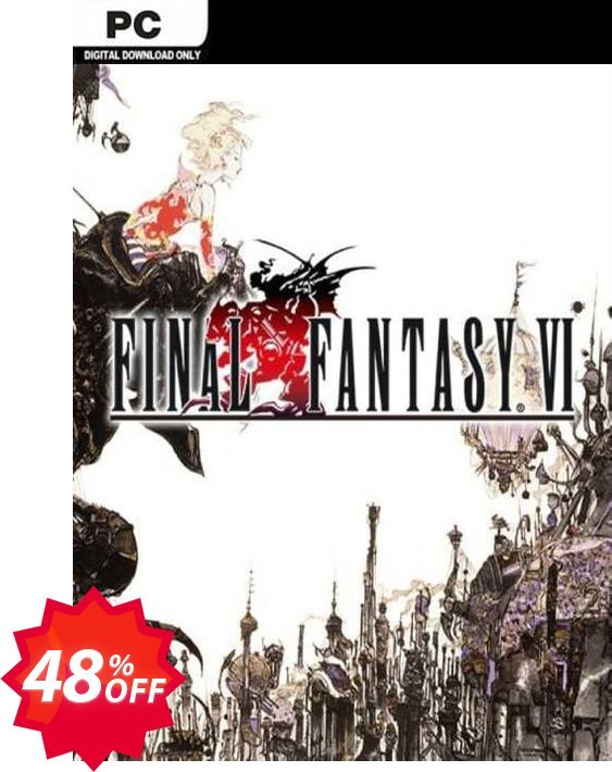Final Fantasy VI PC Coupon code 48% discount 