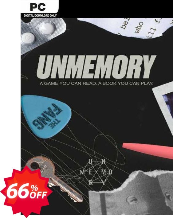 Unmemory PC Coupon code 66% discount 