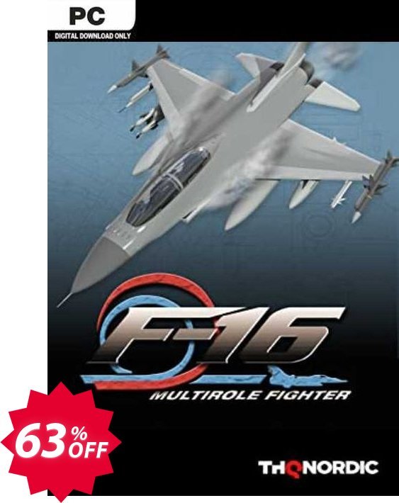 F-16 Multirole Fighter PC Coupon code 63% discount 