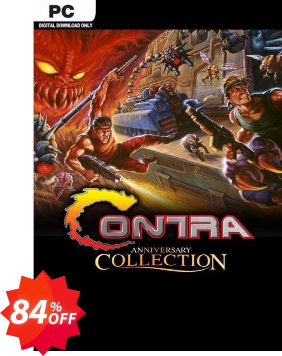 Contra Anniversary Collection PC Coupon code 84% discount 