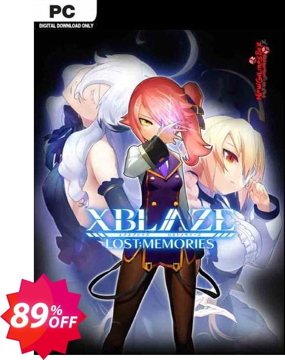 XBlaze Lost Memories PC Coupon code 89% discount 