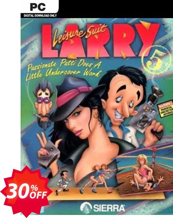 Leisure Suit Larry 5 - Passionate Patti Does a Little Undercover Work PC Coupon code 30% discount 