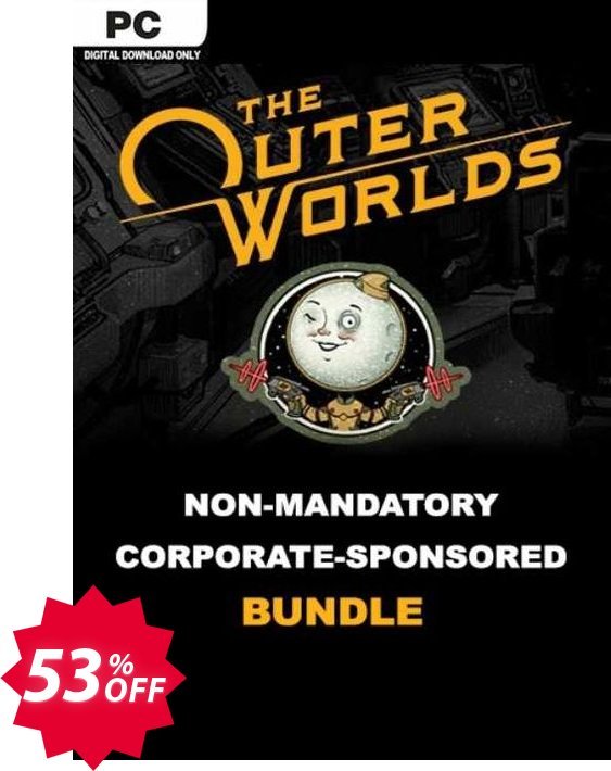 The Outer Worlds Non Mandatory Corporate Sponsored Bundle PC, Epic  Coupon code 53% discount 