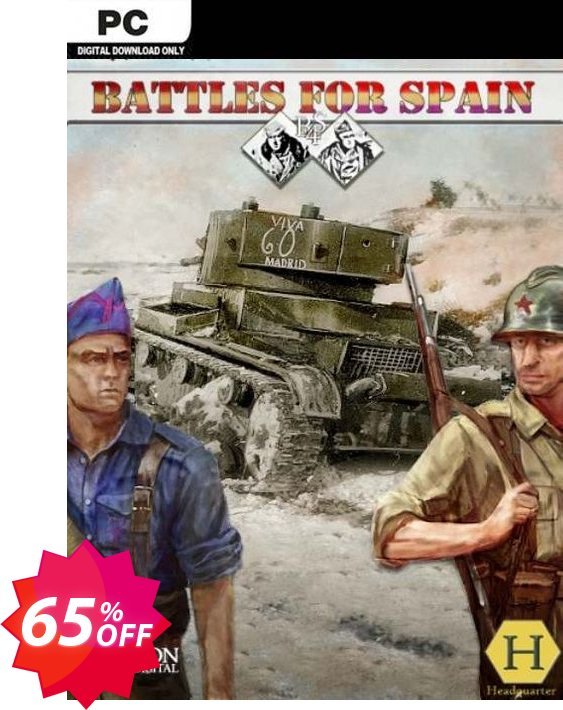 Battles for Spain PC Coupon code 65% discount 