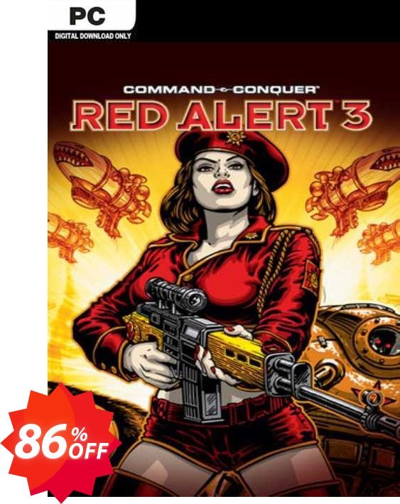 Command and Conquer: Red Alert 3 PC Coupon code 86% discount 