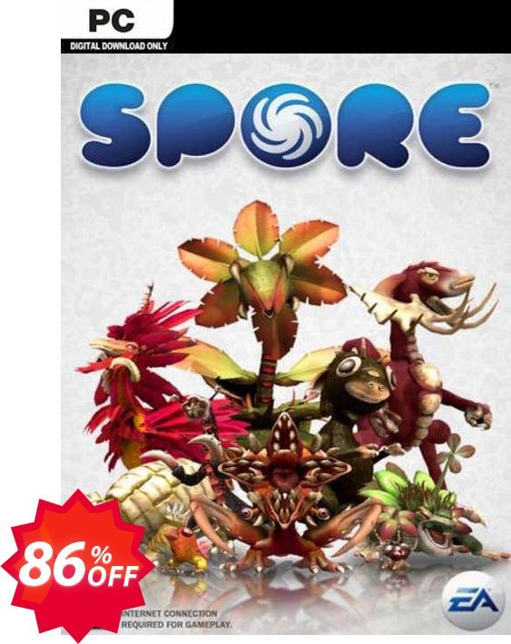 Spore PC Coupon code 86% discount 