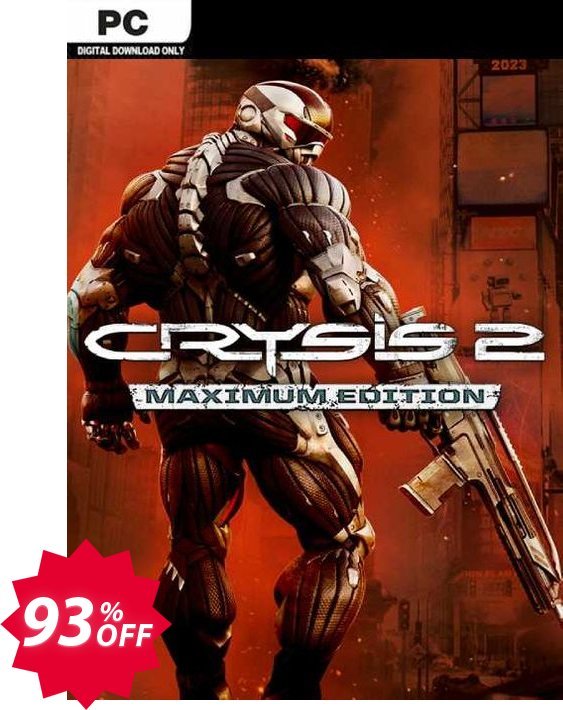 Crysis 2 Maximum Edition PC Coupon code 93% discount 