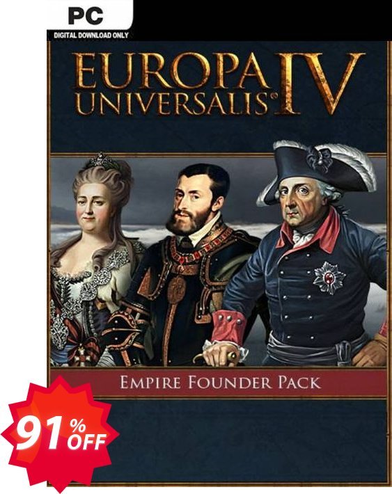 Europa Universalis IV Empire Founder Pack PC Coupon code 91% discount 