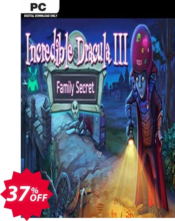 Incredible Dracula 3 Family Secret PC Coupon code 37% discount 