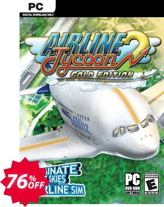 Airline Tycoon 2 GOLD PC Coupon code 76% discount 