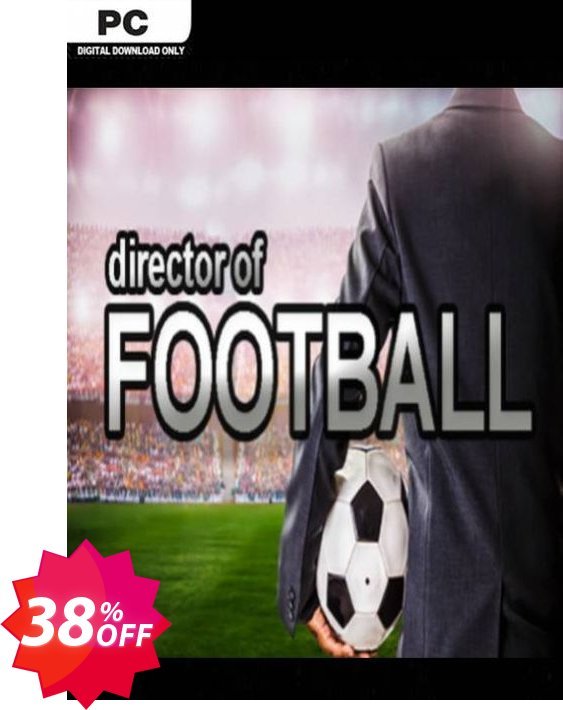Director of Football PC Coupon code 38% discount 