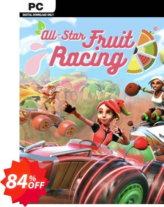 All-Star Fruit Racing PC Coupon code 84% discount 