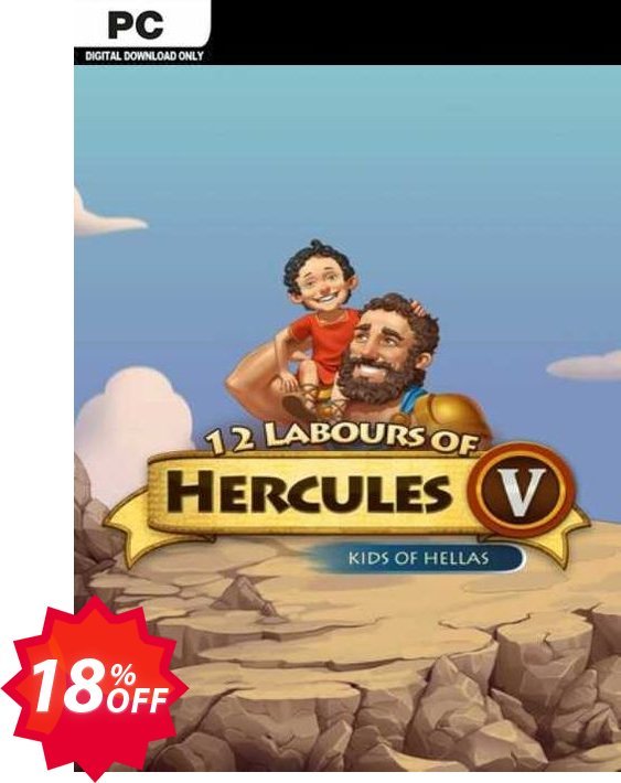 12 Labours of Hercules V Kids of Hellas PC Coupon code 18% discount 