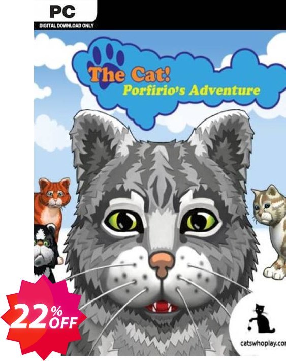 The Cat Porfirios Adventure PC Coupon code 22% discount 