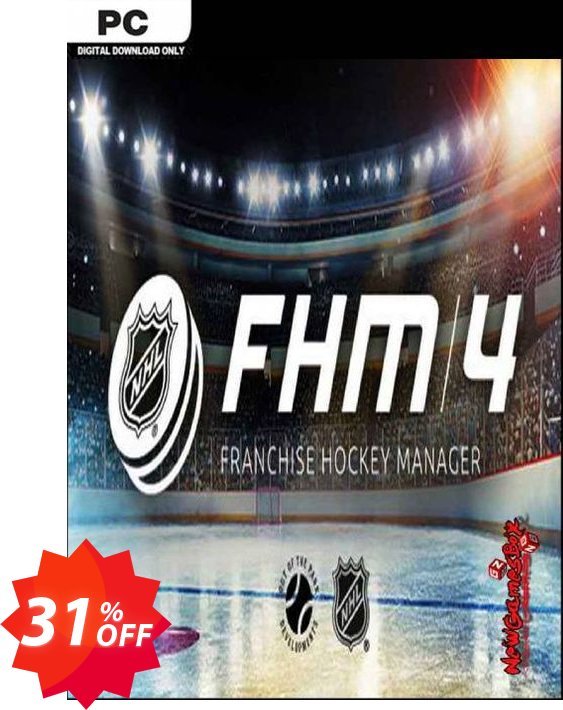 Franchise Hockey Manager 4 PC Coupon code 31% discount 