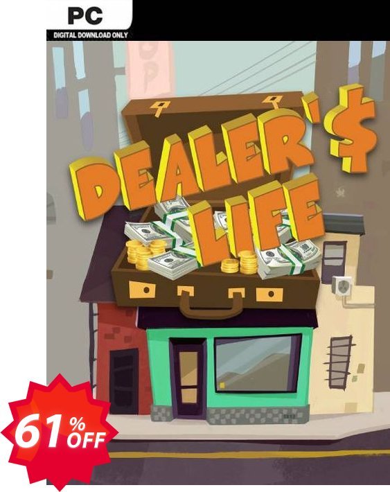 Dealer's Life PC Coupon code 61% discount 