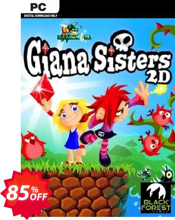 Giana Sisters 2D PC Coupon code 85% discount 