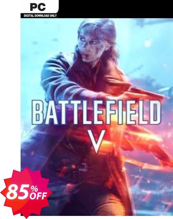 Battlefield V PC, Steam  Coupon code 85% discount 