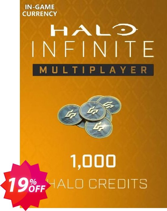 Halo Infinite: 1000 Halo Credits Xbox One & Xbox Series X|S, WW  Coupon code 19% discount 