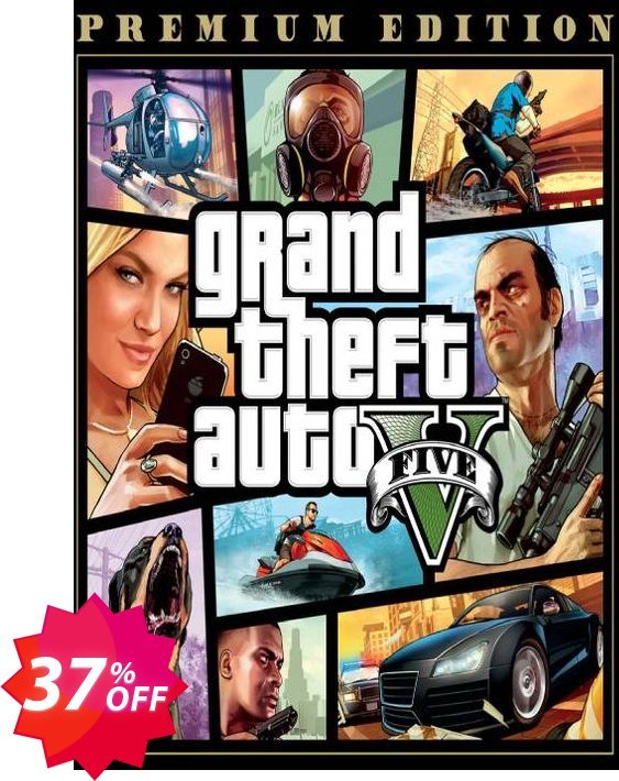 Grand Theft Auto 5: Premium Edition Xbox One, WW  Coupon code 37% discount 