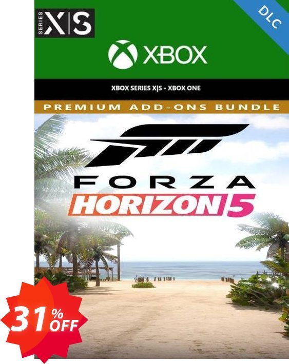 Forza Horizon 5 Premium Add-Ons Bundle Xbox One/Xbox Series X|S/PC, WW  Coupon code 31% discount 