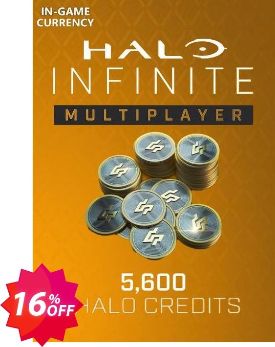 Halo Infinite: 5000 Halo Credits +600 Bonus Xbox One & Xbox Series X|S, WW  Coupon code 16% discount 